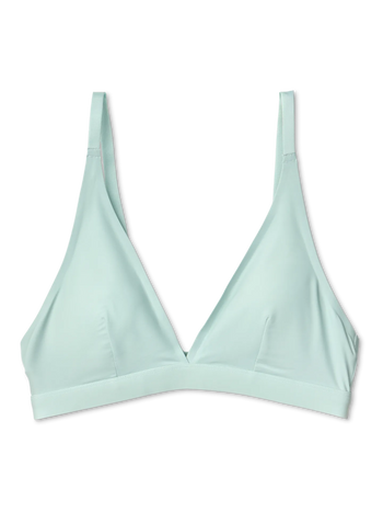 Bralette triangular sin costuras Verde claro