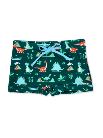 Bermudas alegres elásticas infantiles Skatepark de los dinosaurios