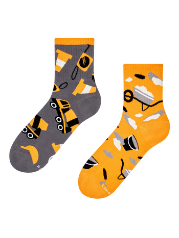 Calcetines de deporte alegres Trabajador de la construcción