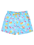 Bermudas alegres para hombre Flamenco de vacaciones