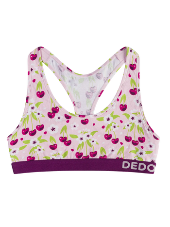 Bralette alegre para mujer Floración del cerezo