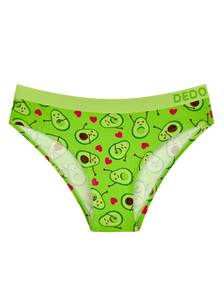 Bragas de modal para mujer Amor por los aguacates