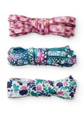 Cordones alegres, 3 uds., Hojas turquesa
