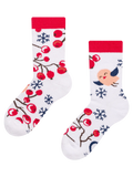 Calcetines infantiles alegres de inverno Bayas de invierno