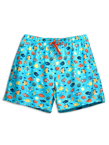 Bermudas alegres para hombre Mundo marino