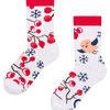 Calcetines infantiles alegres de inverno Bayas de invierno