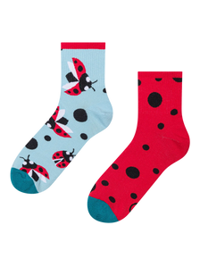 Calcetines de deporte alegres Mariquitas y lunares