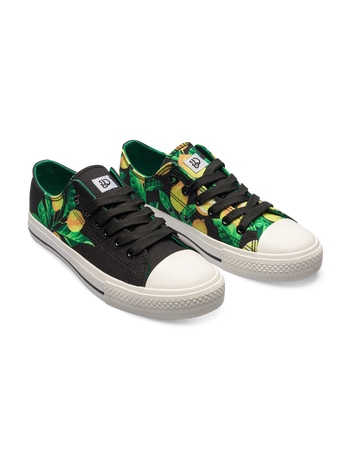 Zapatillas de lona alegres Limones