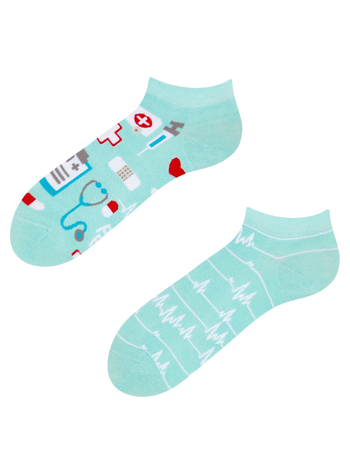 Calcetines tobilleros alegres Medicina
