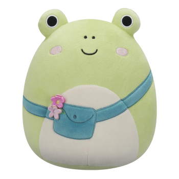 Squishmallows Wendy, la rana con bolso bandolera, 20 cm
