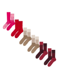 Calcetines de invierno, pack de 6 uds. – Tonos cálidos