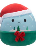 Squishmallows Ezekiel, La Bola De Nieve Navideña, 20 cm