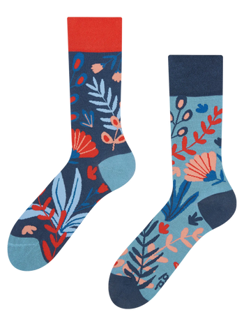 Calcetines alegres de bambú Coral