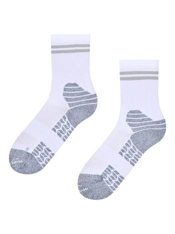 Calcetines de senderismo para mujer, blanco
