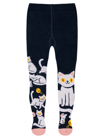 Medias infantiles alegres Gatito juguetón