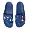 Chanclas alegres Veleros en el mar