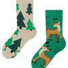 Calcetines infantiles alegres de inverno Cierva y ciervo