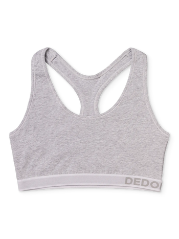 Bralette para mujer Gris jaspeado