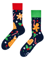 Calcetines de invierno Galletas de jengibre y dulces