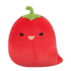 Squishmallows Christo el Pimiento Rojo Picante con Mirada Traviesa, 20 cm