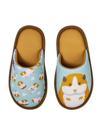Pantuflas infantiles alegres Conejillo de Indias