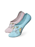 Calcetines invisibles alegres Unicornio arcoíris