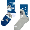 Calcetines infantiles alegres de inverno Morsa