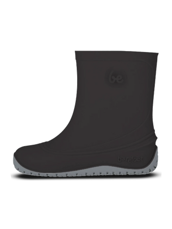 Botas de agua barefoot para niños Be Lenka Pudds - Negro