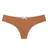 Bragas brasileñas para mujer marrón nogal
