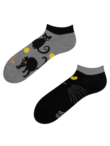 Calcetines tobilleros alegres Ojos de gato