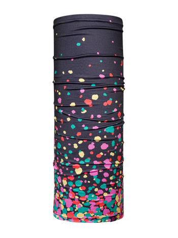 Tubular alegre de cuello Gotas de colores