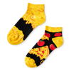 Calcetines tobilleros alegres Pizza de queso