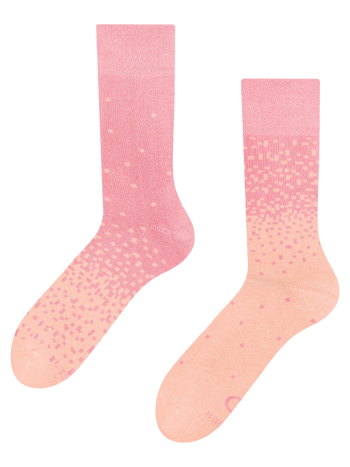 Calcetines de invierno Melocotón y rosa