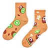 Calcetines de deporte alegres Kiwi el pájaro