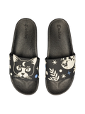 Chanclas alegres Gato y luna