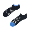Calcetines sneakers alegres Gato y luna