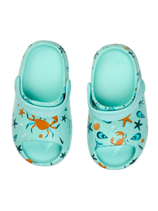 Zuecos chunky infantiles alegres Conchas marinas