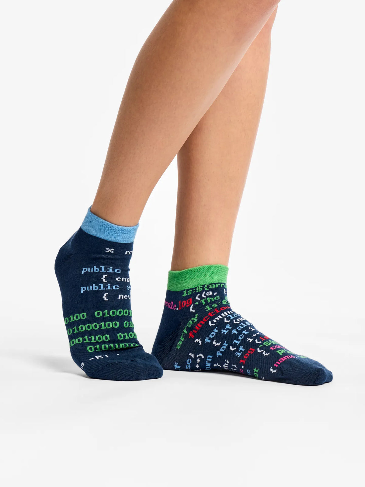 Web Developer Socks Calcetines tobilleros alegres Desarrollador de páginas web – Dedoles