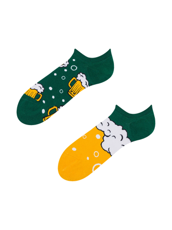 Calcetines sneakers alegres Cerveza y burbujas