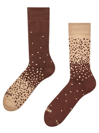 Calcetines de invierno Marrón y beige