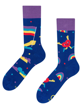 Calcetines alegres Corazón orgulloso