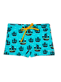 Bermudas alegres elásticas infantiles Barco pirata