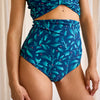 Braguitas de bikini MagicMix para mujer Flores turquesa