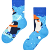 Calcetines infantiles de invierno Pingüinos patinadores