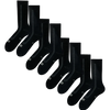 Pack de 4 pares de calcetines de lana merina con tejido de rizo – Negro