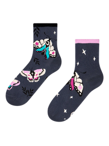 Calcetines de deporte alegres Mariposas nocturnas