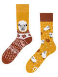 Calcetines de invierno alegres Ovejas con sudadera