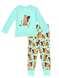 Pijama infantil alegre Ardilla en el bosque