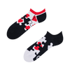 Calcetines sneakers alegres Rompecabezas de corazones