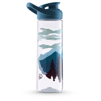 Botella de agua alegre Montañas de mañana 700 ml